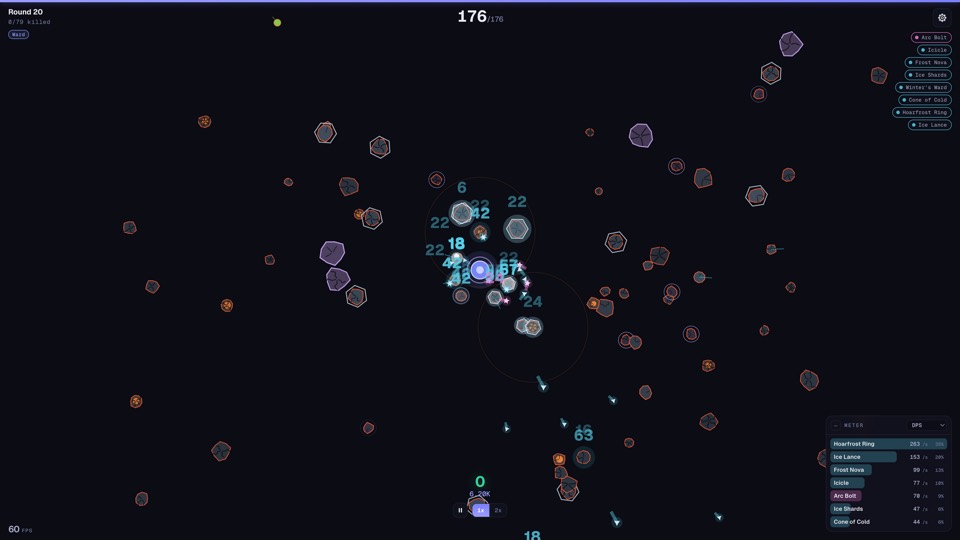 A Rime build in combat