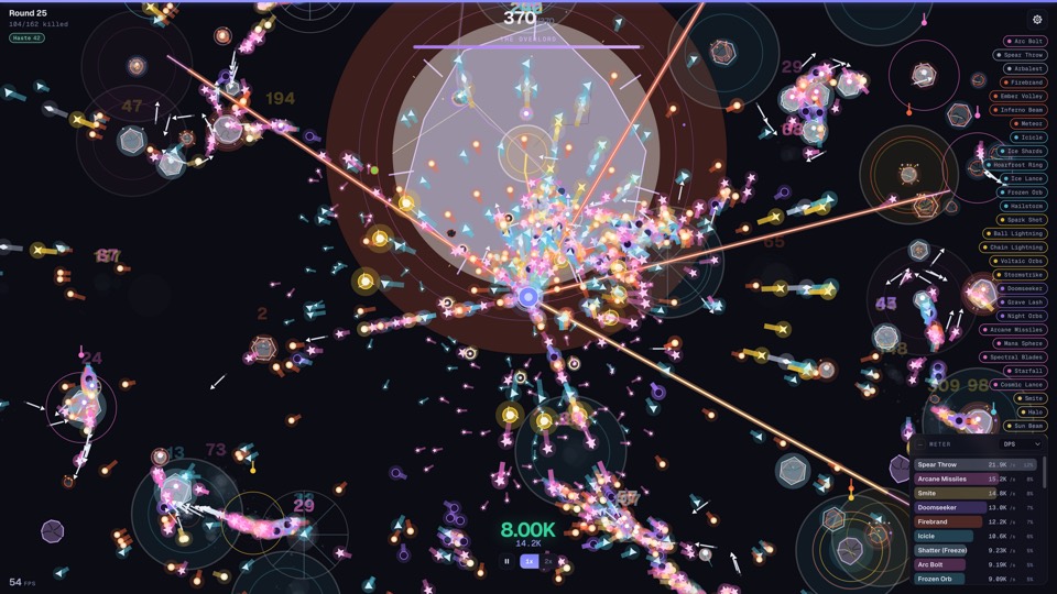 A later phase of the Overlord fight